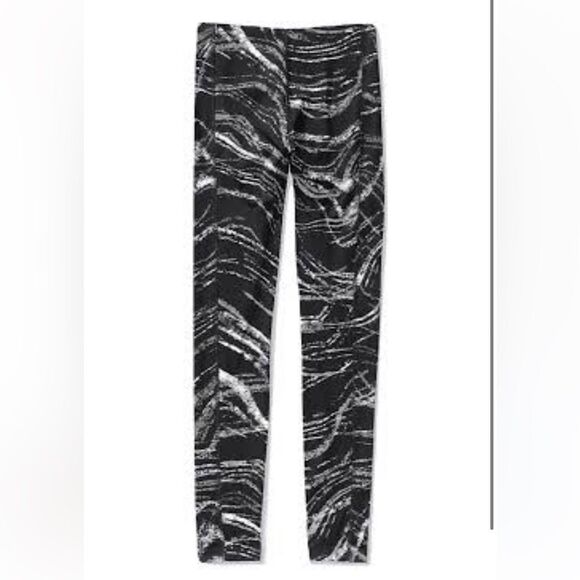 PINK Victoria's Secret Pants - Victoria’s Secret PINK Active Compression legging pant size Large L black silver